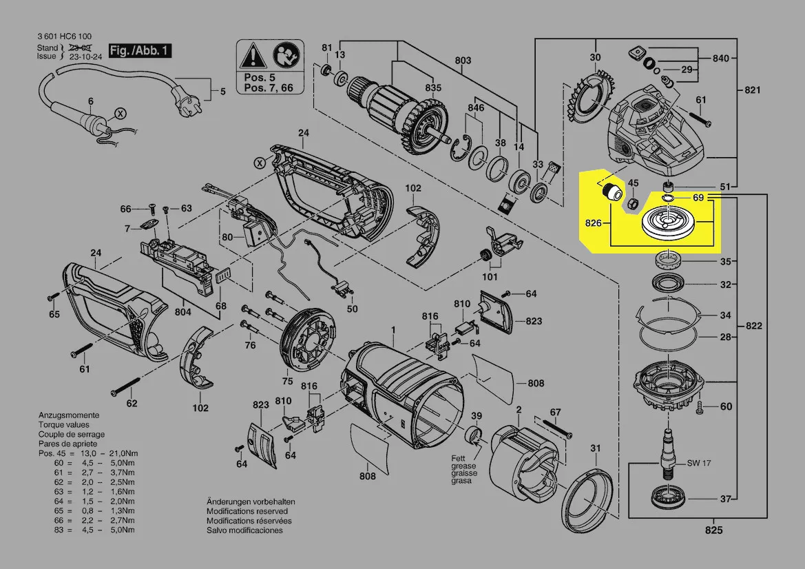 renvoi d\'angle réf. 1 619 P15 388 Bosch